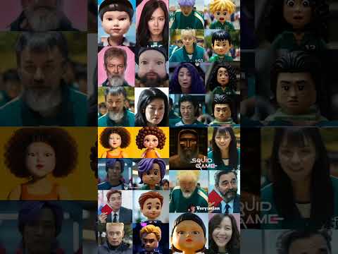 SQUID GAME "DRAMATIC EXPRESSION" CHARACTERS