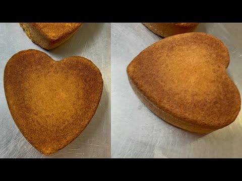 Pan esponja para 4 a 6 personas de corazón ♥️