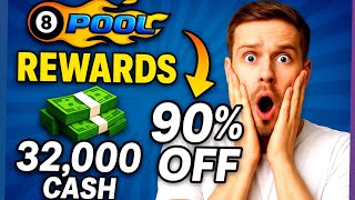 INSANE 90% Discount on 8 Ball Pool Cash Rewards - How to Buy 32,000 Cash - Limited Time Mega Deal!