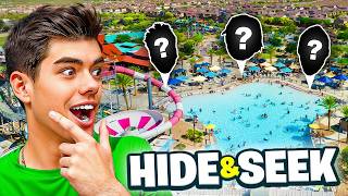 EXTREME HIDE AND SEEK IN A WATERPARK!