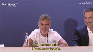 Joaquin Phoenix fala sobre a decisão de cantarem ao vivo em 'Coringa 2' (Festival de Veneza 2024)