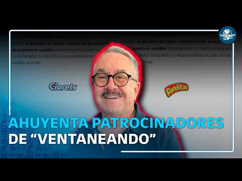 Marcas abandonan “Ventaneando” tras polémica de Pedro Sola