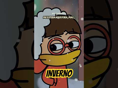 O brasileiro acordando no frio 🤣 #humor #frio #inverno #animação #comedia #desenhoanimado