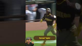 San Diego Padres Samad Taylor BLASTS a 407-FT SHOT for his 1st Career MLB Home Run!
