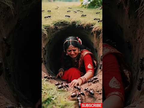 🐜🐂Ants Surrounded Her_ Until Nandi Shiva Appeared and Saved Her #tiktok #shorts #comedy #cartoon