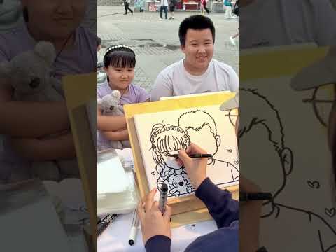 “Sibling Live Sketch ✍️✨ Cute & Serious Expressions!”#siblings #kidsartvideo #artistatwork