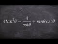 Trigonometric Functions and Factoring