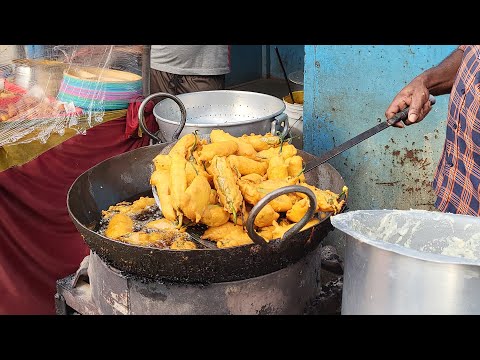 Mirchi Bajji || South Indian Famous Food || Indian Street Food || @thestreetfoodaroma