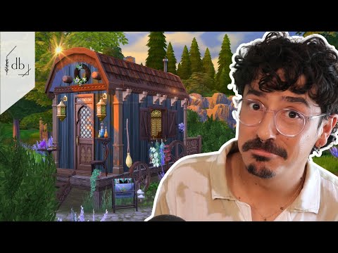 Building a TINY FANTASY WAGON | The Sims 4