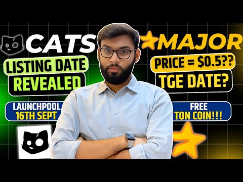 🚨 Major Airdrop Listing Date & CATS Airdrop BIG UPDATE!