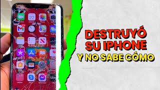 Destruyó su iPhone y no sabe cómo, cambiamos el color para darle un nuevo look😍