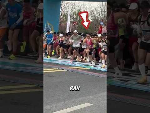 Arrogant Man Takes Part in Marathon race #shortvideo