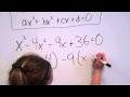 Factoring and Solving Cubic Equations
