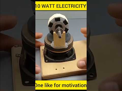 100 Watt Free Electricity Generator Using Magnets and Copper Wire#science #physics