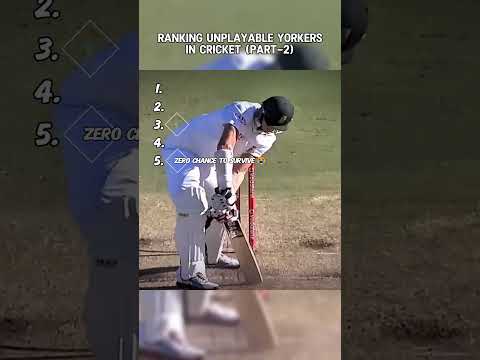 Ranking Top 5 Unplayable Yorkers In Cricket History 🔥#shorts #cricket #cricketshorts @six7o