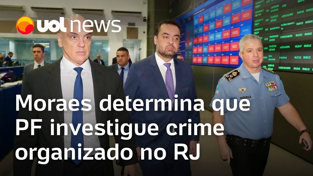 Moraes determina que PF abra inquérito para investigar crime organizado no Rio de Janeiro TV Online Moraes determina que PF abra inquérito para investigar crime organizado no Rio de Janeiro