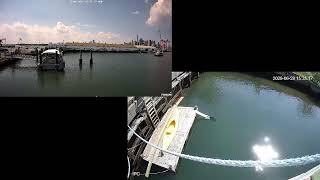 PortSide NewYork livestream from top of the Mary Whalen wheelhouse