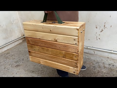 How To Turn An Old Pallet Into A Valuable Product - Pallet Wood Recycling Project