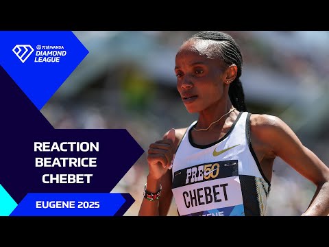 "Discipline and hard work" - Beatrice Chebet on 5000m world record in Eugene - Wanda Diamond League
