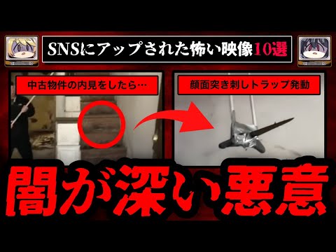 【闇が深い】SNSで見つかったヤバすぎる映像10選【ゆっくり解説】