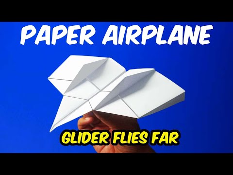 How to make a paper airplane - how to make a aeroplane in easy way