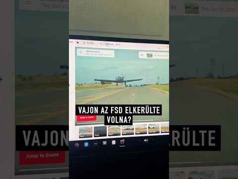 Nem várt akadály #tesla #repülő #fsd #elektromosauto #automobile #autópálya #vezetés #skill