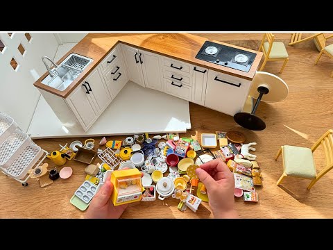 Miniature kitchen set installation ✨ASMR ✨Re-ment collection✨