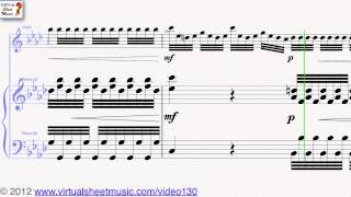 Calma Censo nacional Tectónico Antonio Vivaldi's Concerto "Winter" from Four Seasons Allegro non molto  sheet music - Video Score - YouTube