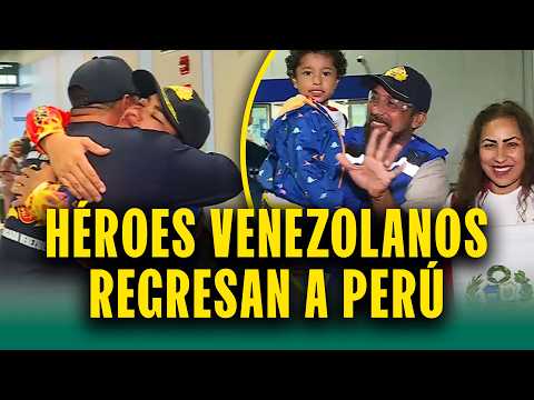 'Experiencia bastante dura': Rescatistas venezolanos regresan a Perú tras apoyar 6 días a Venezuela