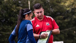 [Liga Femenina 🎙️🔴🔵] El DT Carlos Osorio habla en la previa del DIM Femenino vs Pasto