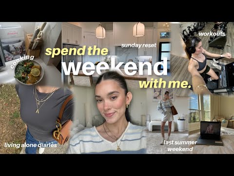 chatty weekend VLOG 🤎 | new skincare journey, lunch date, sunday reset deep clean, workout & more!