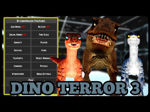 Dino Terror 3: Jurassic Escape - MOD MENU APK