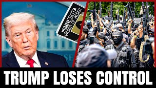Trump CAVES and RUSHES in Minnesota as Black Panthers "MOBILIZE"