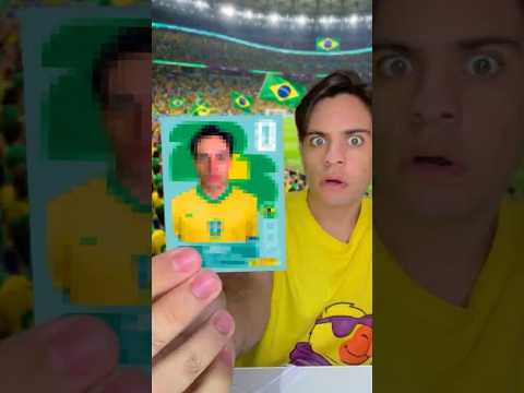 Fiz uma FIGURINHA DA COPA com a MINHA CARA!
