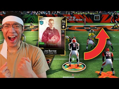 JOE BURROW with ROAMING DEADEYE is an IMPOSSIBLE PASS MACHINE... Madden 20 Ultimate Team