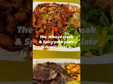 Rainbow BBQ’s Famous Ribeye Plate: A Must-Try in O‘ahu! 🥩🌺🔥 #hawaii #oahu #travel