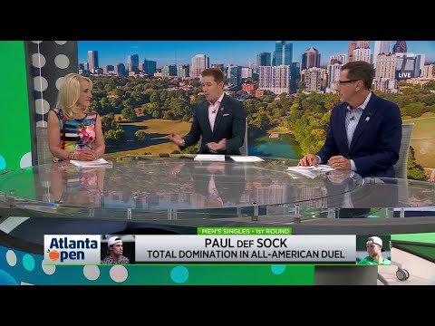 Tennis Channel Live: Tommy Paul Rolling in Atlanta