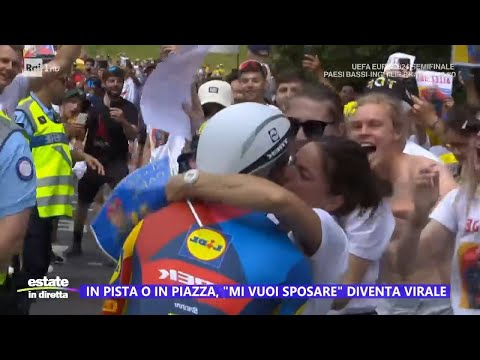 In pista o in piazza, "Mi vuoi sposare" diventa virale - Estate in diretta 10/07/2024