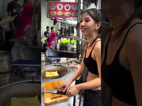 Don’t miss ! Delicious Banana pancake famous in Bangkok Street Food #shorts #reels #food