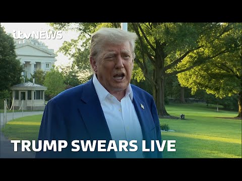 'Don't know what the f*** they're doing': Watch furious Trump hit out at Iran and Israel | ITV News