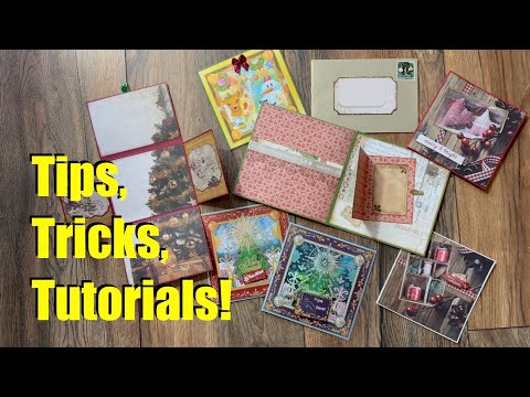 Shopping my stash & making last-minute Christmas cards