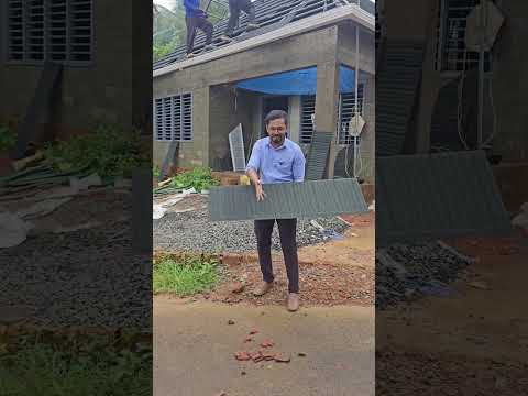 ആന കയറിയാലും പൊട്ടാത്ത റൂഫിംഗ് ഷീറ്റ് #home #interiormaster