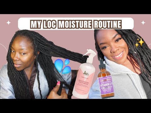 Moisturizing my locs│Tamekans