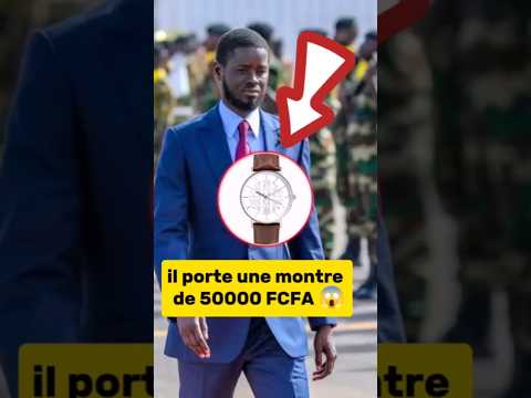 😍 incroyable 😱 Bassirou Diomaye Faye 🇸🇳 porte une montre de 50.000 FCFA !!?