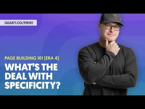 PB101 (Era 4): S3:20 - What is Specificity?