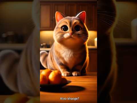 "When Cat Says ‘Aloo Khaaoge?’ 😂 | Funniest Cat Video Ever!"
