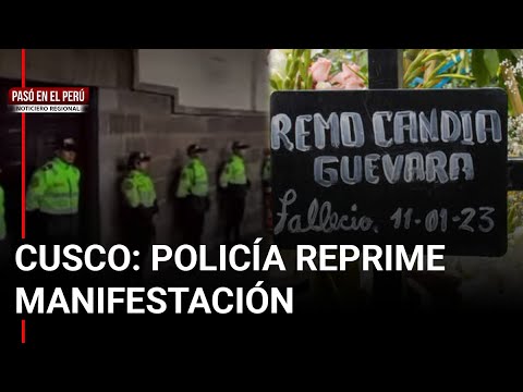 Policía reprime manifestación que exige justicia | Pasó en el Perú: noticiero regional