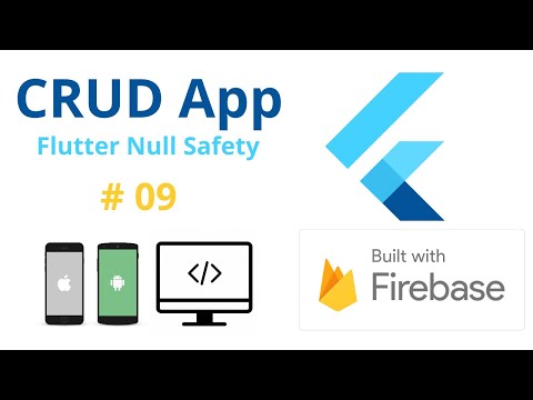 Learn Flutter WEB, iOS & Android CRUD App - Homepage Design - Flutter Null Safety Full Course 2021