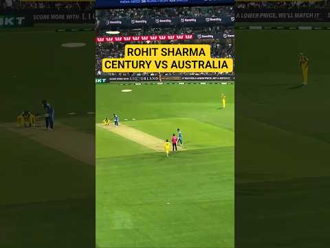 Rohit Sharma Century vs Australia #shorts