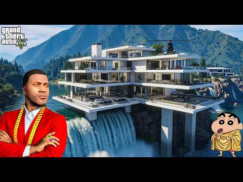 Franklin Kicked Shinchan AND Chop From House And Become Billionaire In GTA 5 // SumitOP